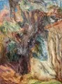 Paysage à l'arbre dans le Midi